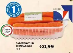 Mercatò Local Carote natura Chiama Selex offerta