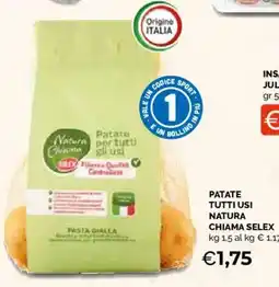 Mercatò Local Patate tutti usi Natura Chiama Selex offerta