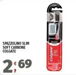 Vivo Supermercati Spazzolino slim soft carbone Colgate offerta