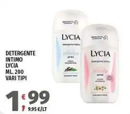 Vivo Supermercati Detergente intimo Lycia offerta