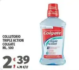 Vivo Supermercati Collutorio triple action colgate offerta