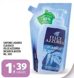 Vivo Supermercati Sapone liquido classico Felce Azzurra offerta