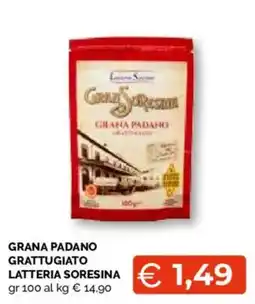 Mercatò Local Grana Padano grattugiato Latteria Soresina offerta