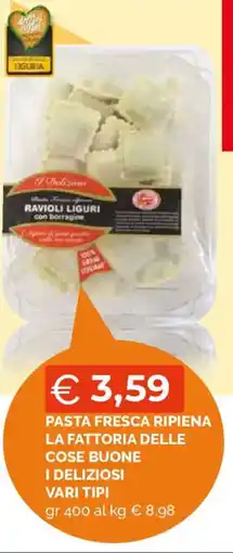 Mercatò Local Pasta fresca ripiena la fattoria delle cose buone i deliziosi offerta