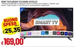 IperFamila Smart Tech televisore 40 pollici offerta