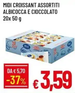 IperFamila Midi croissant assortiti albicocca e cioccolato offerta