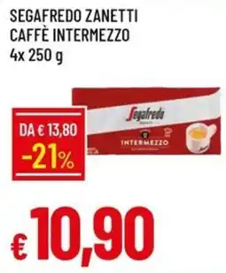 IperFamila Segafredo Zanetti Caffè Intermezzo offerta