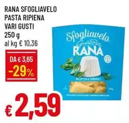 IperFamila Sfogliavelo Rana Pasta Ripiena offerta