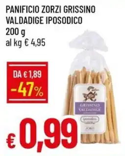 IperFamila Panificio Zorzi Grissino Valdadige Iposodico offerta