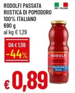 IperFamila Rodolfi passata rustica di pomodoro offerta