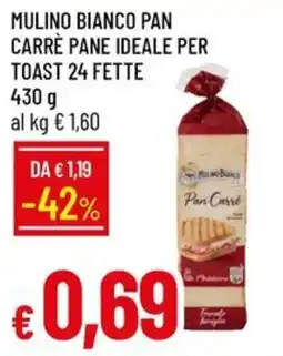 IperFamila Mulino Bianco Pan Carré offerta