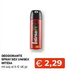 Mercatò Local Deodorante spray sex unisex Intesa offerta