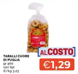 Mercatò Taralli cuore di Puglia offerta