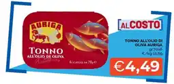 Mercatò Tonno all'olio di oliva Auriga offerta