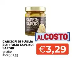 Mercatò Carciofi di Puglia sott'olio Saper di Sapori offerta