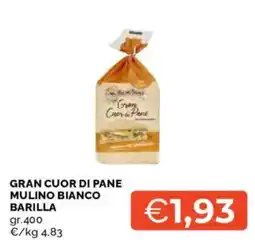 Mercatò Gran cuor di pane mulino bianco barilla offerta