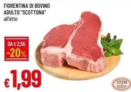 IperFamila Fiorentina di bovino adulto Scottona offerta