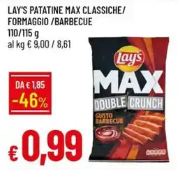 IperFamila Lay's patatine max classiche offerta