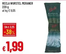 IperFamila Recla wurstel meraner offerta