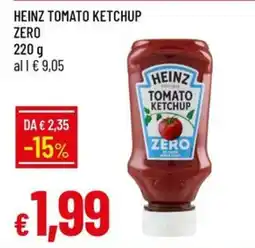 IperFamila Heinz tomato ketchup zero offerta