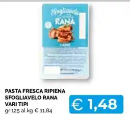 Mercatò Extra Pasta fresca ripiena sfogliavelo rana offerta