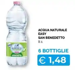 Mercatò Extra Acqua naturale easy San Benedetto offerta