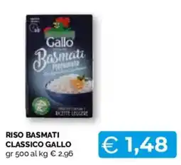 Mercatò Extra Riso basmati classico Gallo offerta