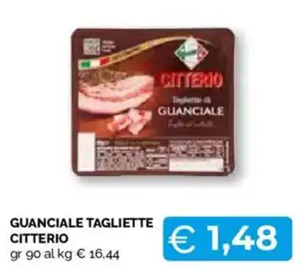 Guanciale tagliette Citterio