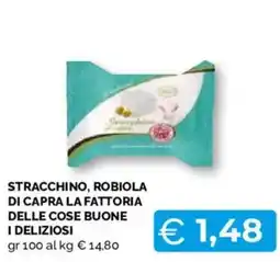 Mercatò Extra Stracchino, Robiola di capra La Fattoria delle cose buone I deliziosi offerta