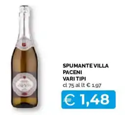Mercatò Extra Spumante Villa Paceni offerta