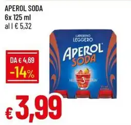 IperFamila Aperol soda offerta