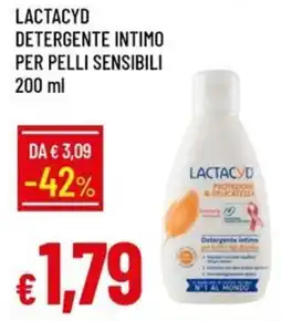 IperFamila Lactacyd detergente intimo per pelli sensibili offerta