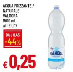 IperFamila Acqua frizzante naturale Valmora offerta
