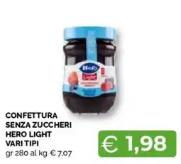 Mercatò Extra Confettura senza zuccheri Hero Light offerta