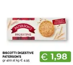 Mercatò Extra Biscotti digestive Paterson's offerta