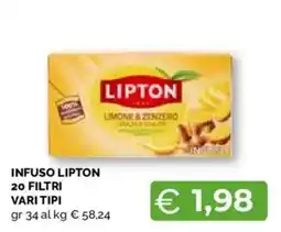 Mercatò Extra Infuso Lipton Limone & Zenzero offerta