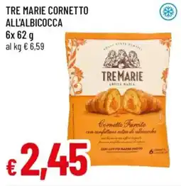 Galassia superstore Tre Marie cornetto all'albicocca offerta