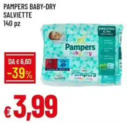 IperFamila Pampers Baby-dry salviette offerta