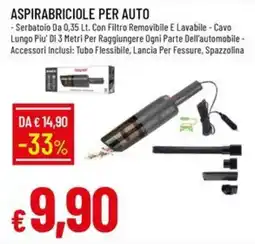 IperFamila Aspirabriciole per auto offerta