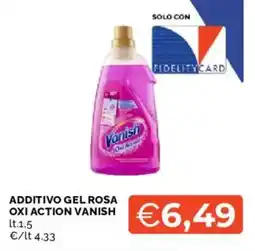 Mercatò Additivo gel rosa oxi action vanish offerta