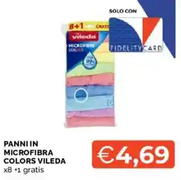 Mercatò Panni in microfibra colors vileda offerta