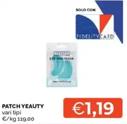 Mercatò Patch Yeauty eye pad mask offerta