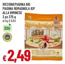 Galassia superstore Riccionepiadina bio piadina romagnola igp alla riminese offerta