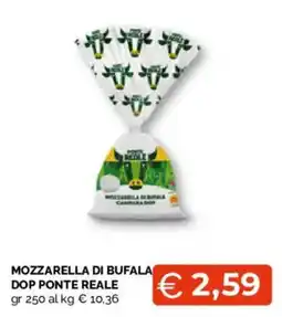 Mercatò Extra Mozzarella di bufala Campana DOP Ponte Reale offerta
