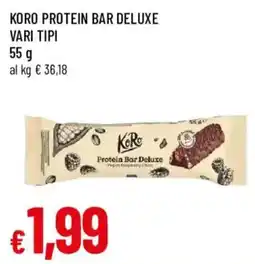Galassia superstore Koro Protein Bar Deluxe offerta