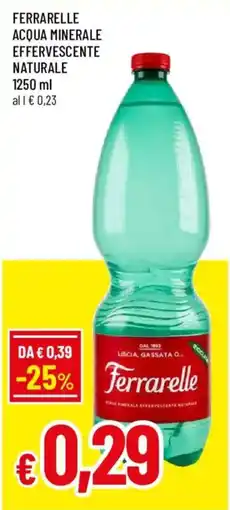 Galassia superstore Ferrarelle acqua minerale effervescente naturale offerta