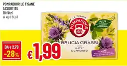 Galassia superstore Pompadour le tisane brucia grassi offerta