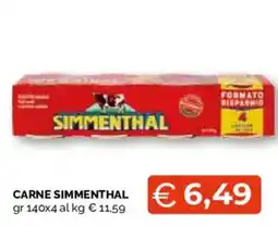 Mercatò Extra Carne Simmenthal offerta