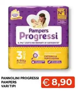 Mercatò Extra Pannolini Progressi Pampers offerta