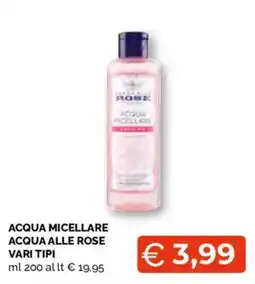 Mercatò Extra Acqua micellare acqua alle rose offerta